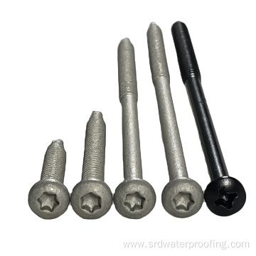Fastener screws are used in construction